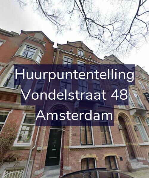 Foto gevel Huurpuntentelling voor Vondelstraat 48, Amsterdam
