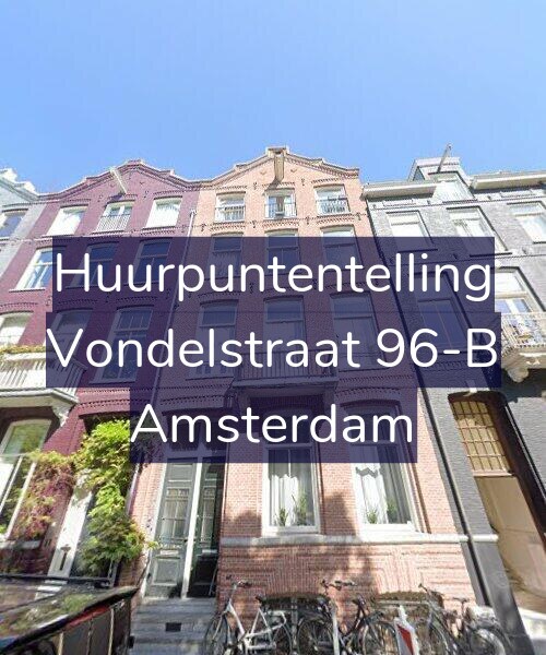 Foto gevel Huurpuntentelling voor Vondelstraat 96-B, Amsterdam