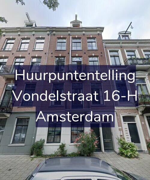 Foto gevel Huurpuntentelling voor Vondelstraat 16-H, Amsterdam