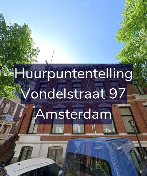 Foto gevel Huurpuntentelling voor Vondelstraat 97, Amsterdam