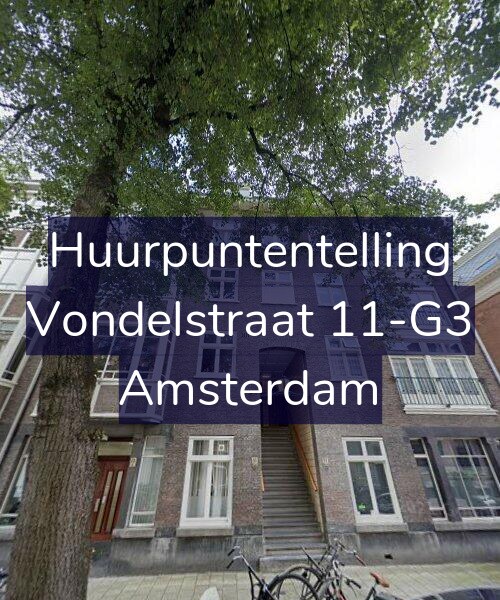 Foto gevel Huurpuntentelling voor Vondelstraat 11-G3, Amsterdam