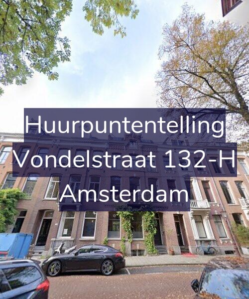 Foto gevel Huurpuntentelling voor Vondelstraat 132-H, Amsterdam