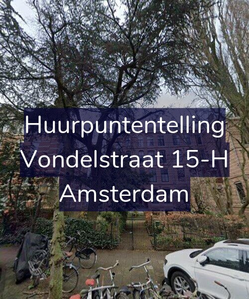Foto gevel Huurpuntentelling voor Vondelstraat 15-H, Amsterdam
