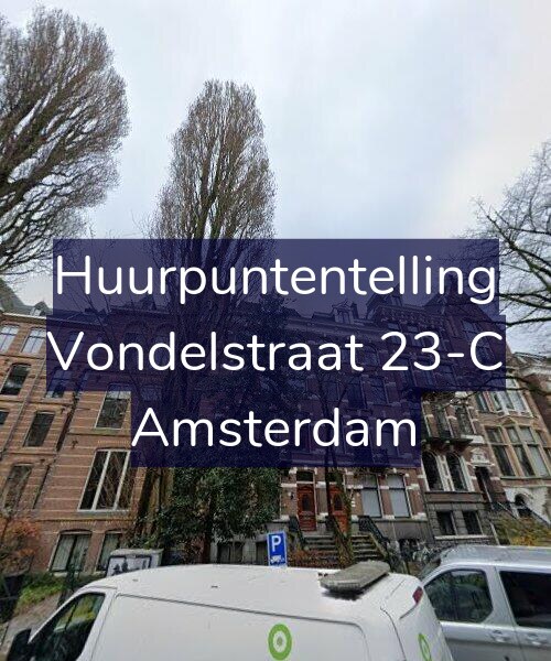 Foto gevel Huurpuntentelling voor Vondelstraat 23-C, Amsterdam