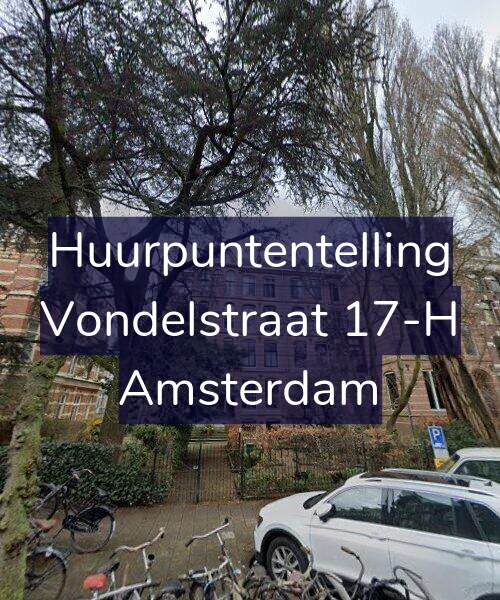 Foto gevel Huurpuntentelling voor Vondelstraat 17-H, Amsterdam