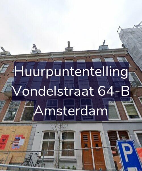 Foto gevel Huurpuntentelling voor Vondelstraat 64-B, Amsterdam