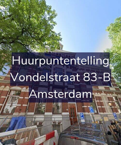 Foto gevel Huurpuntentelling voor Vondelstraat 83-B, Amsterdam