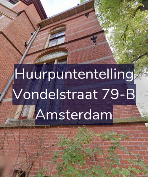 Foto gevel Huurpuntentelling voor Vondelstraat 79-B, Amsterdam