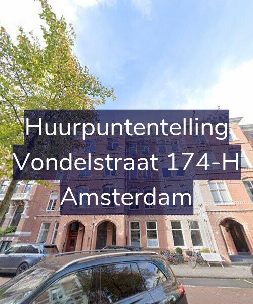Foto gevel Huurpuntentelling voor Vondelstraat 174-H, Amsterdam