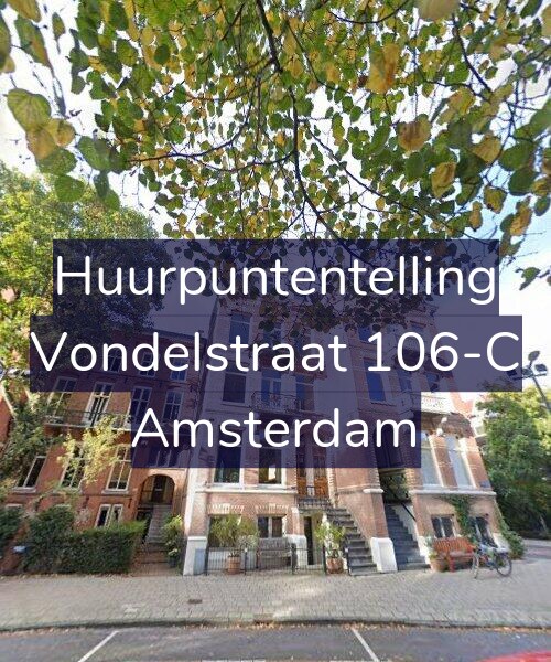 Foto gevel Huurpuntentelling voor Vondelstraat 106-C, Amsterdam