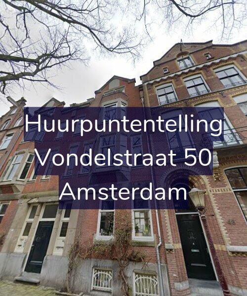 Foto gevel Huurpuntentelling voor Vondelstraat 50, Amsterdam