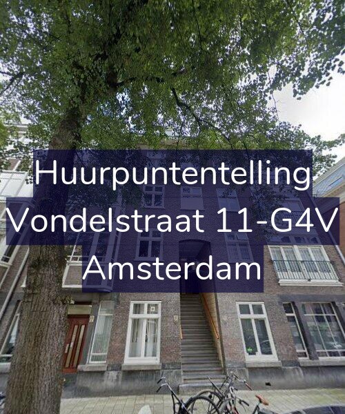 Foto gevel Huurpuntentelling voor Vondelstraat 11-G4V, Amsterdam