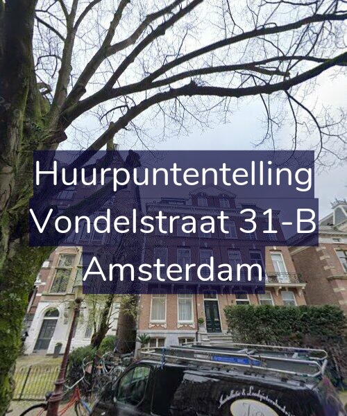 Foto gevel Huurpuntentelling voor Vondelstraat 31-B, Amsterdam