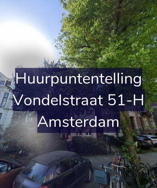 Foto gevel Huurpuntentelling voor Vondelstraat 51-H, Amsterdam