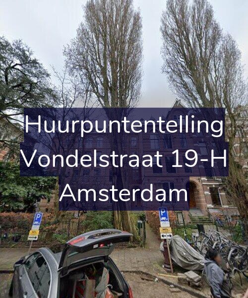 Foto gevel Huurpuntentelling voor Vondelstraat 19-H, Amsterdam