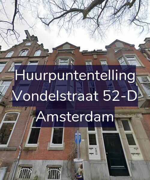 Foto gevel Huurpuntentelling voor Vondelstraat 52-D, Amsterdam
