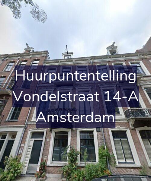 Foto gevel Huurpuntentelling voor Vondelstraat 14-A, Amsterdam