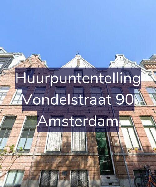 Foto gevel Huurpuntentelling voor Vondelstraat 90, Amsterdam