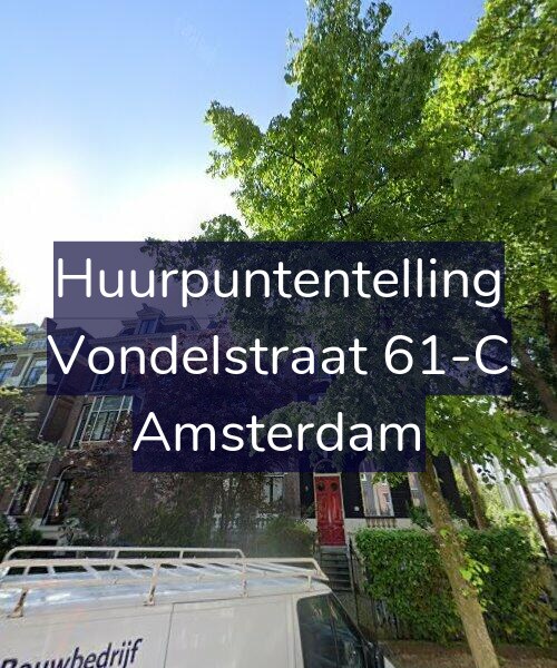 Foto gevel Huurpuntentelling voor Vondelstraat 61-C, Amsterdam