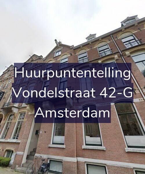 Foto gevel Huurpuntentelling voor Vondelstraat 42-G, Amsterdam
