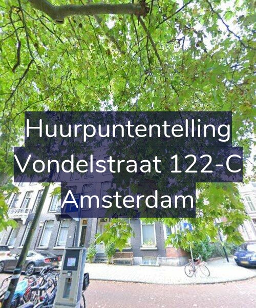 Foto gevel Huurpuntentelling voor Vondelstraat 122-C, Amsterdam