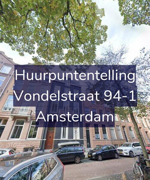 Foto gevel Huurpuntentelling voor Vondelstraat 94-1, Amsterdam
