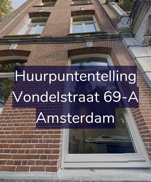 Foto gevel Huurpuntentelling voor Vondelstraat 69-A, Amsterdam