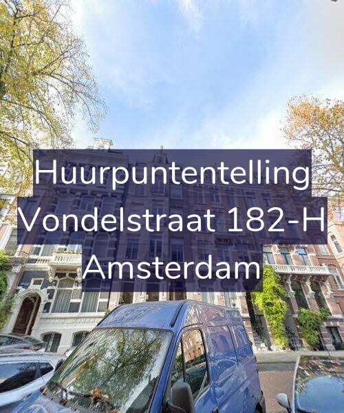 Foto gevel Huurpuntentelling voor Vondelstraat 182-H, Amsterdam