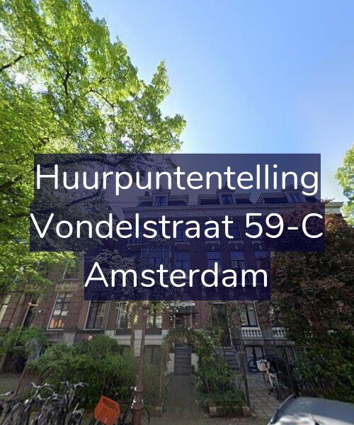 Foto gevel Huurpuntentelling voor Vondelstraat 59-C, Amsterdam