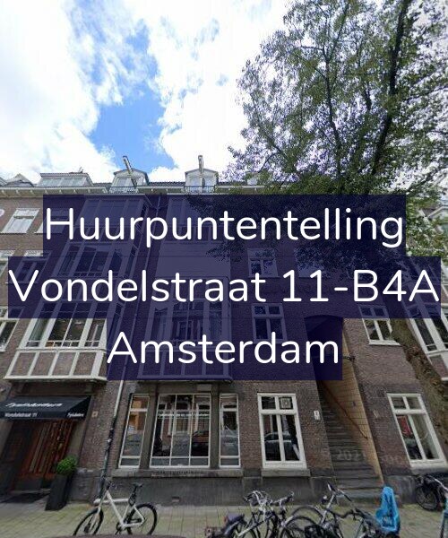 Foto gevel Huurpuntentelling voor Vondelstraat 11-B4A, Amsterdam