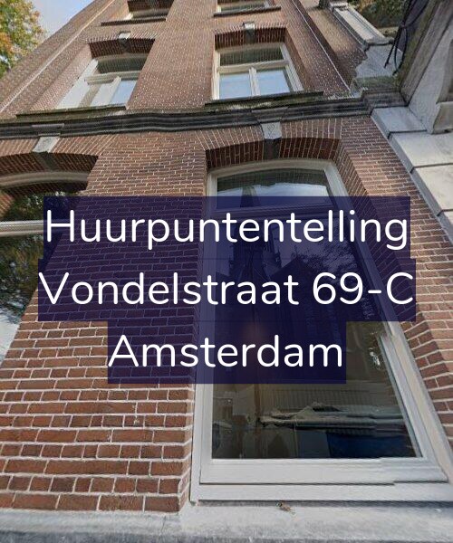 Foto gevel Huurpuntentelling voor Vondelstraat 69-C, Amsterdam