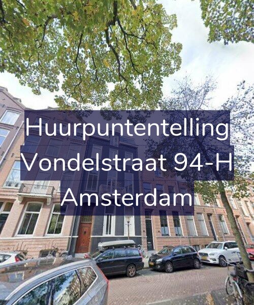 Foto gevel Huurpuntentelling voor Vondelstraat 94-H, Amsterdam