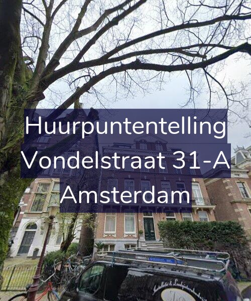 Foto gevel Huurpuntentelling voor Vondelstraat 31-A, Amsterdam