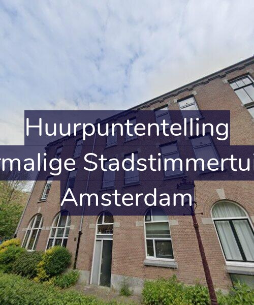 Foto gevel Huurpuntentelling voor Voormalige Stadstimmertuin 43, Amsterdam