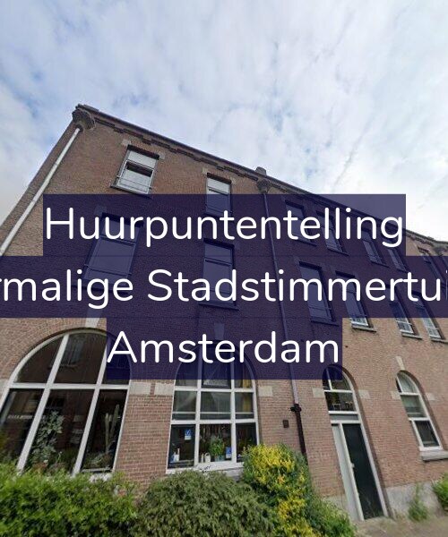 Foto gevel Huurpuntentelling voor Voormalige Stadstimmertuin 39, Amsterdam