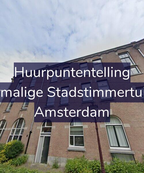 Foto gevel Huurpuntentelling voor Voormalige Stadstimmertuin 45, Amsterdam