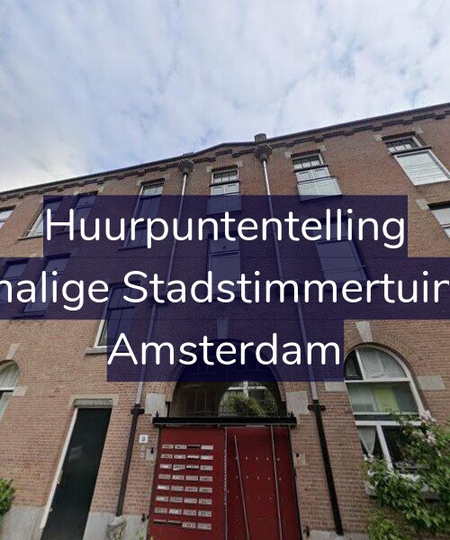 Foto gevel Huurpuntentelling voor Voormalige Stadstimmertuin 47-B, Amsterdam