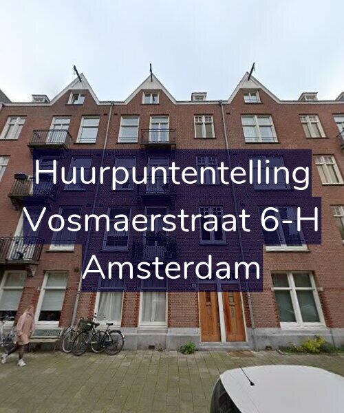 Foto gevel Huurpuntentelling voor Vosmaerstraat 6-H, Amsterdam