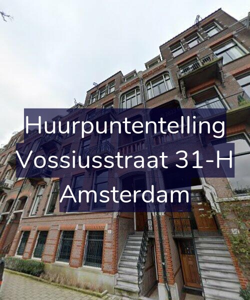 Foto gevel Huurpuntentelling voor Vossiusstraat 31-H, Amsterdam