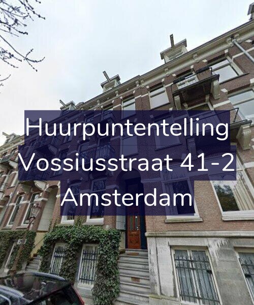 Foto gevel Huurpuntentelling voor Vossiusstraat 41-2, Amsterdam