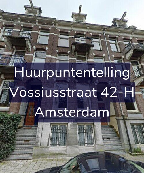 Foto gevel Huurpuntentelling voor Vossiusstraat 42-H, Amsterdam