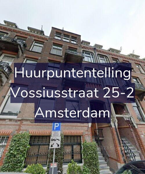 Foto gevel Huurpuntentelling voor Vossiusstraat 25-2, Amsterdam