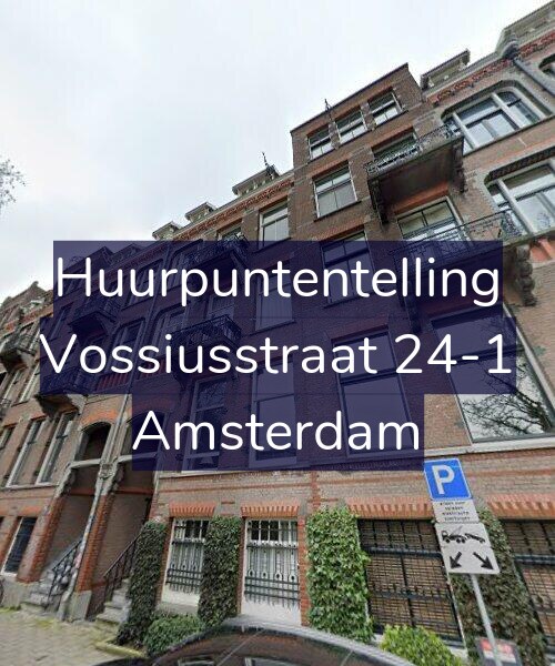Foto gevel Huurpuntentelling voor Vossiusstraat 24-1, Amsterdam