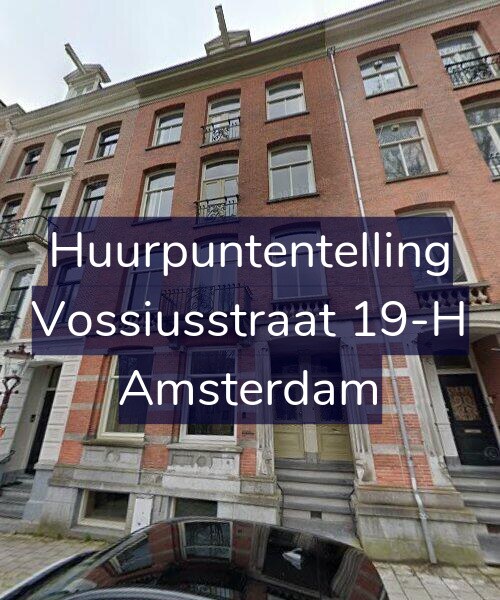 Foto gevel Huurpuntentelling voor Vossiusstraat 19-H, Amsterdam