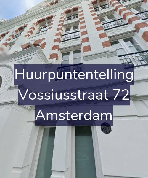 Foto gevel Huurpuntentelling voor Vossiusstraat 72, Amsterdam