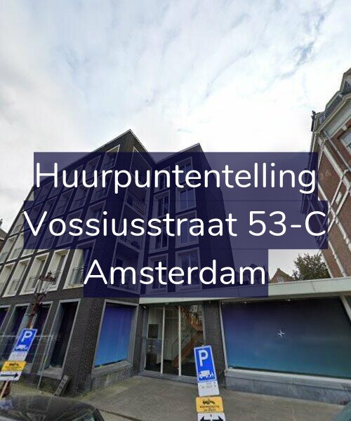 Foto gevel Huurpuntentelling voor Vossiusstraat 53-C, Amsterdam