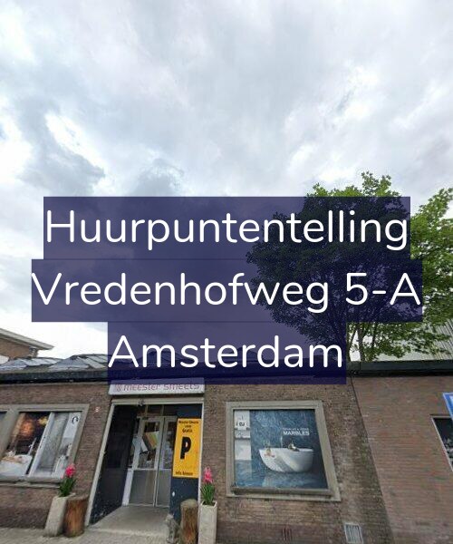 Foto gevel Huurpuntentelling voor Vredenhofweg 5-A, Amsterdam