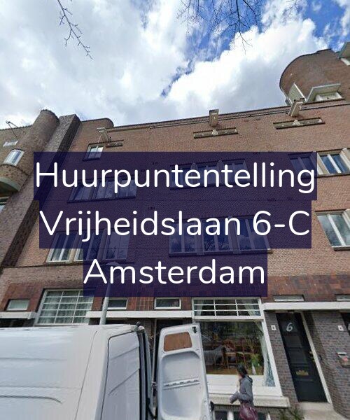 Foto gevel Huurpuntentelling voor Vrijheidslaan 6-C, Amsterdam