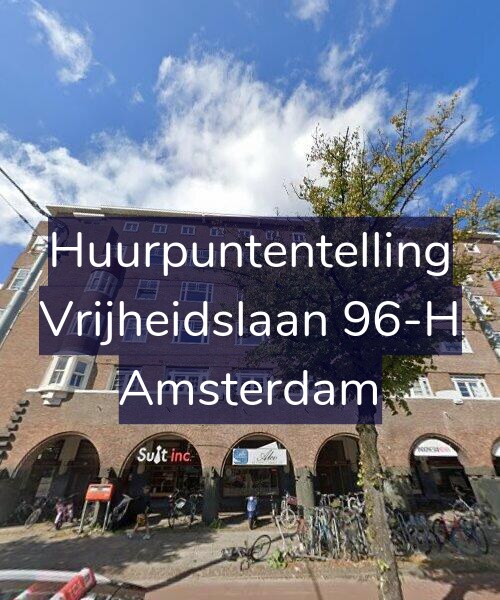 Foto gevel Huurpuntentelling voor Vrijheidslaan 96-H, Amsterdam