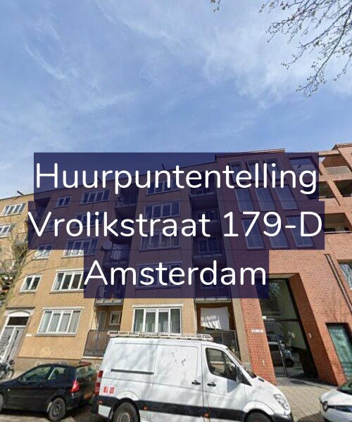 Foto gevel Huurpuntentelling voor Vrolikstraat 179-D, Amsterdam